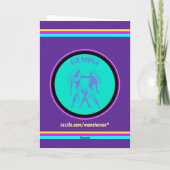 Gemini-Wenskaart Kaart (Achterkant)