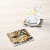 Gemini Wine Cheese Wildflowers Onderzetter Set (Insitu)