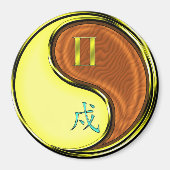 Gemini & Wood Dog Magneet (Voorkant)