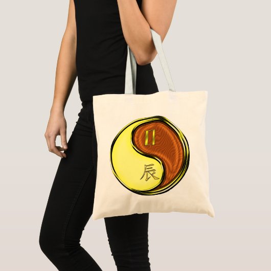 Gemini & Wood Dragon Tote Bag (Voorkant (product))