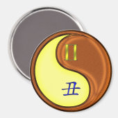 Gemini & Wood Ox Magneet (Voorkant / Achterkant)