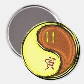 Gemini & Wood Tiger Magneet (Voorkant / Achterkant)