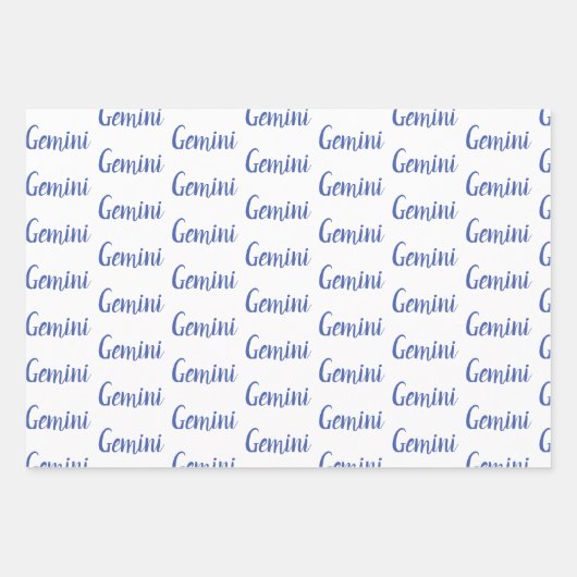 ⭐ Gemini Wrapping Paper | Reeks 3 (Voorkant 3)