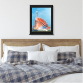 Gemini X Raketlancering Time Lapse Fotografie Post Canvas Afdruk (Insitu (Slaapkamer))