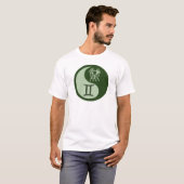 Gemini Yin Yang T-shirt (Voorkant volledig)