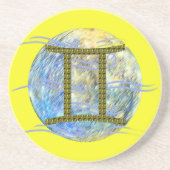 Gemini Zandsteen Onderzetter (Voorkant)