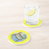 Gemini Zandsteen Onderzetter (Zijkant)