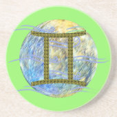 Gemini Zandsteen Onderzetter (Voorkant)