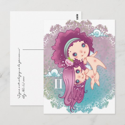 Gemini-zeekuil Briefkaart (Voorkant / Achterkant)