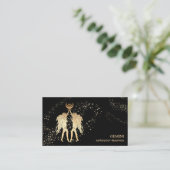 *~* GEMINI : Zodiabetische astrologie Twindenergi Visitekaartje (Staand voorkant)