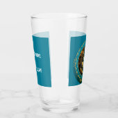Gemini Zodiac Aanpasbare Bier Glas (Rechts)
