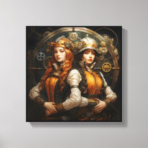 Gemini Zodiac Art Canvas