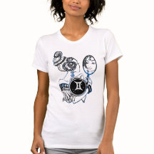 Gemini Zodiac Art Deco Lady