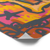 Gemini Zodiac Art Poster (Hoek)