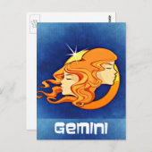 Gemini Zodiac Astrology Symbol Briefkaart (Voorkant / Achterkant)
