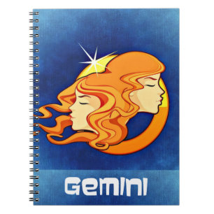 Gemini Zodiac Astrology Symbol Notitieboek