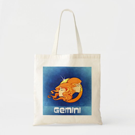 Gemini Zodiac Astrology Symbol Tote Bag (Voorkant)