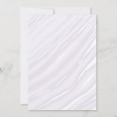 Gemini Zodiac Baby Shower Lavender and Green Kaart (Achterkant)