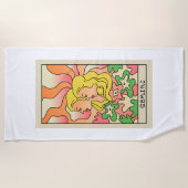 Gemini Zodiac Beach Towel Strandlaken (Voorkant)