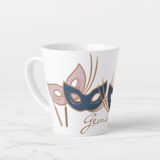 Gemini Zodiac Boho Coffee Mok (Linkerhoek)