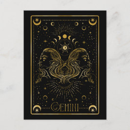 Gemini zodiac briefkaart