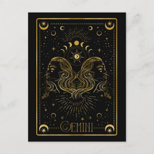 Gemini zodiac briefkaart