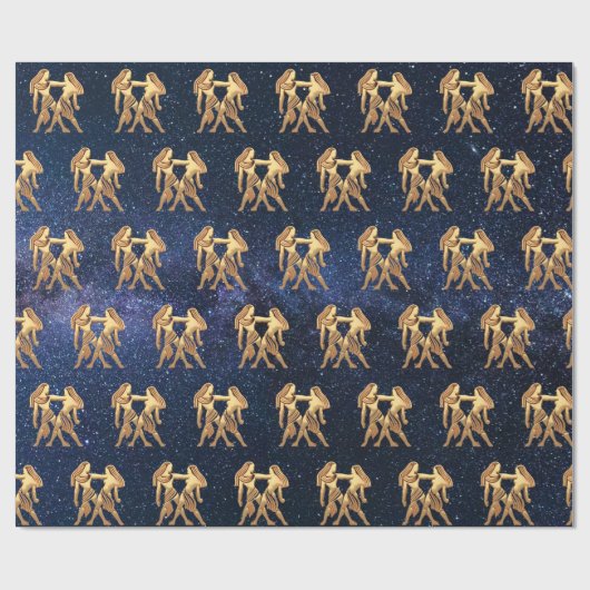 Gemini Zodiac Cadeaupapier (Vlak)