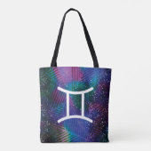 Gemini Zodiac Canvas tas (Achterkant)