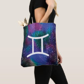 Gemini Zodiac Canvas tas (Dichtbij)