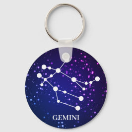 Gemini Zodiac Constellation Design Sleutelhanger