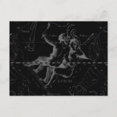 Gemini Zodiac Constellation Hevelius 1690 Briefkaart (Voorkant)
