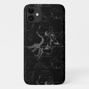 Gemini Zodiac Constellation Hevelius 1690 iPhone 11 Hoesje