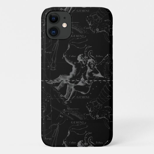 Gemini Zodiac Constellation Hevelius 1690 Case-Mate iPhone Case (Achterkant)