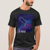Gemini Zodiac Constellation T-shirt (Voorkant)