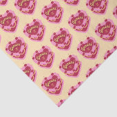 Gemini Zodiac Coquette Hart Verjaardagstaart Tissuepapier (Detail)