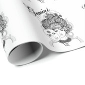 Gemini Zodiac Design Cadeaupapier (Rol Hoek)