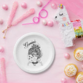 Gemini Zodiac Design Papieren Bordje (Feest)