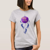 Gemini Zodiac Dream Catcher T-shirt (Voorkant)