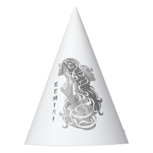 Gemini Zodiac Feesthoedjes (Voorkant)