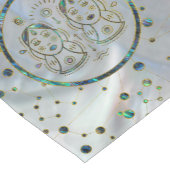 Gemini Zodiac Gold Abalone op constellatie Korte Tafelloper (Hoek)
