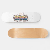 Gemini Zodiac  Graffiti  Persoonlijk Skateboard (Horizontaal)