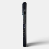 Gemini zodiac Hoesje-Mate iPhone case: zwart en go Case-Mate iPhone Case (Achterkant / Links)