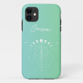 Gemini zodiac horoscoop-sterbordgradiënt Case-Mate iPhone case (Achterkant)