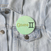 Gemini Zodiac Horoscope Sign Button (In situ)
