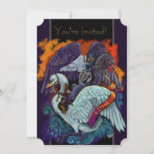 Gemini Zodiac Invitations Kaart (Voorkant)