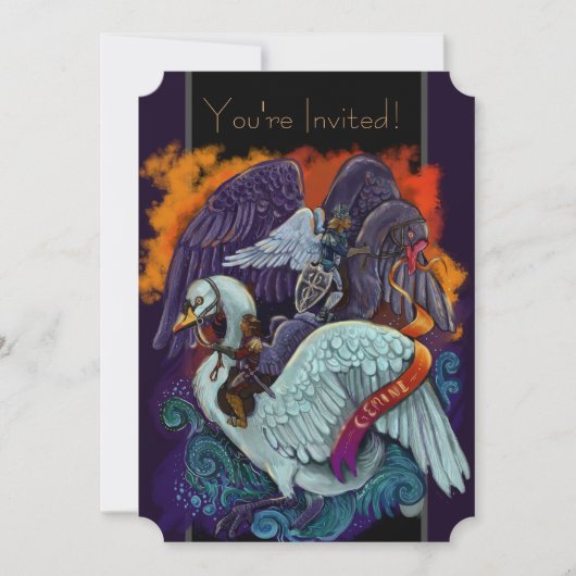 Gemini Zodiac Invitations Kaart (Voorkant)