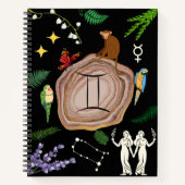 Gemini Zodiac Journal Notitieboek (Voorkant)