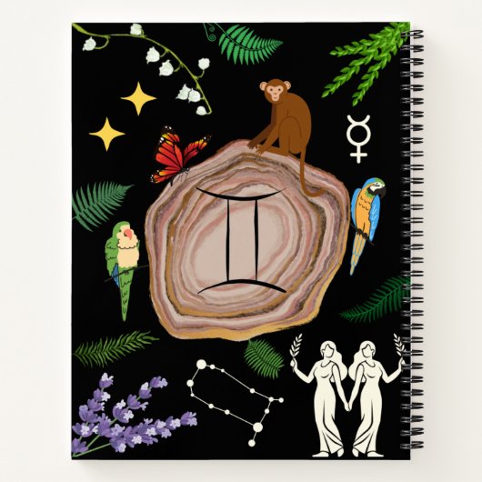 Gemini Zodiac Journal Notitieboek (Achterkant)