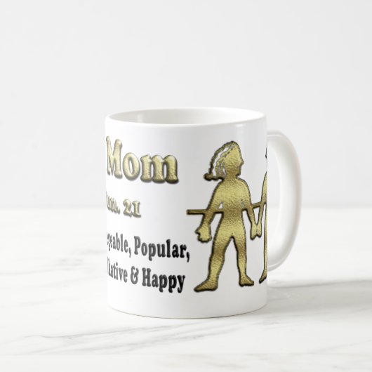 gemini Zodiac Moederdag Coffee Mok (Voorkant rechts)