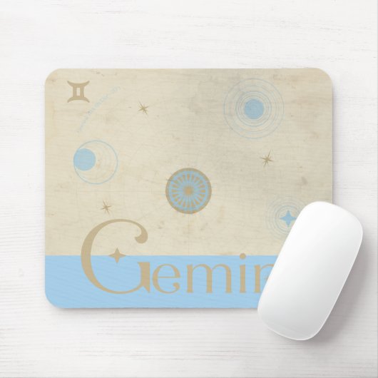 Gemini Zodiac Mousepad Muismat (Met muis)